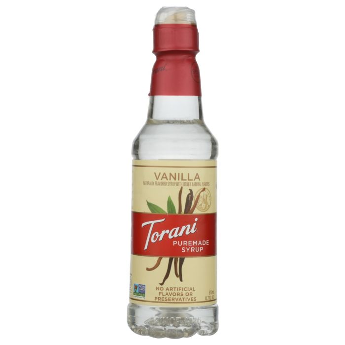TORANI: Puremade Vanilla Syrup, 375 ml