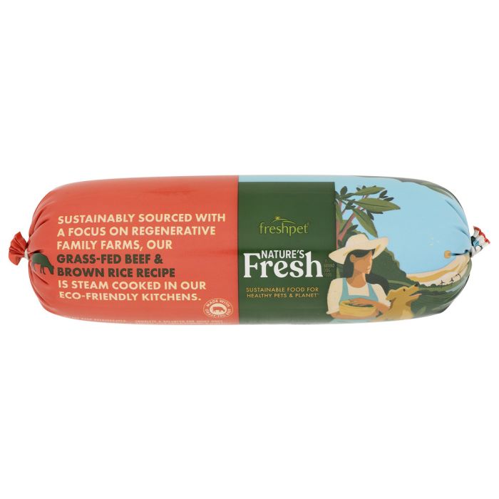 NATURES FRESH: Pet Beef Roll Nature Fresh, 1.5 lb