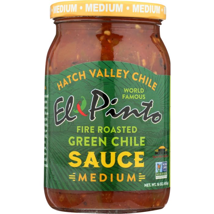 EL PINTO: Sauce Green Chile Medium, 16 oz