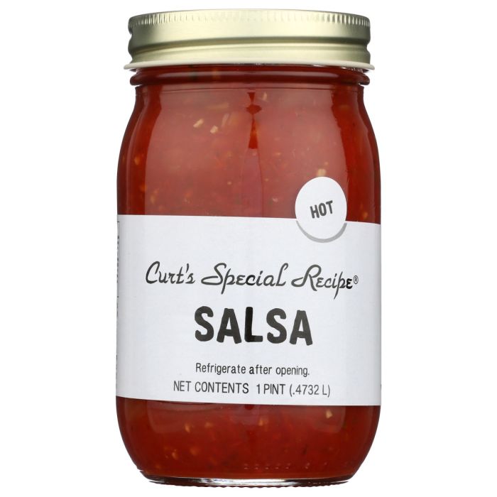 CURTS SALSA: Hot Salsa, 16 oz