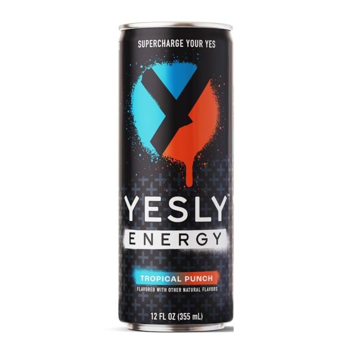 YESLY: Energy Tropical Punch, 12 fo