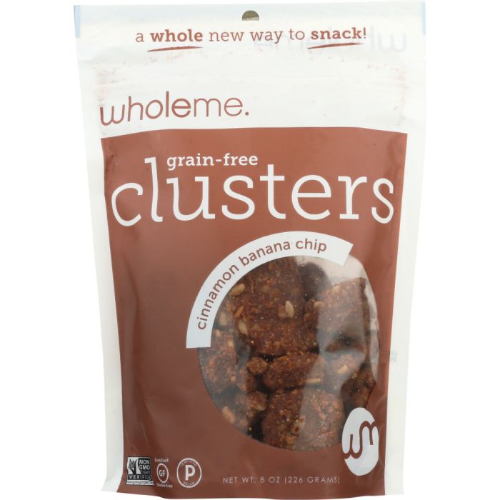 WHOLEME: Cinnamon Banana Chip Grain Free Clusters, 8 oz