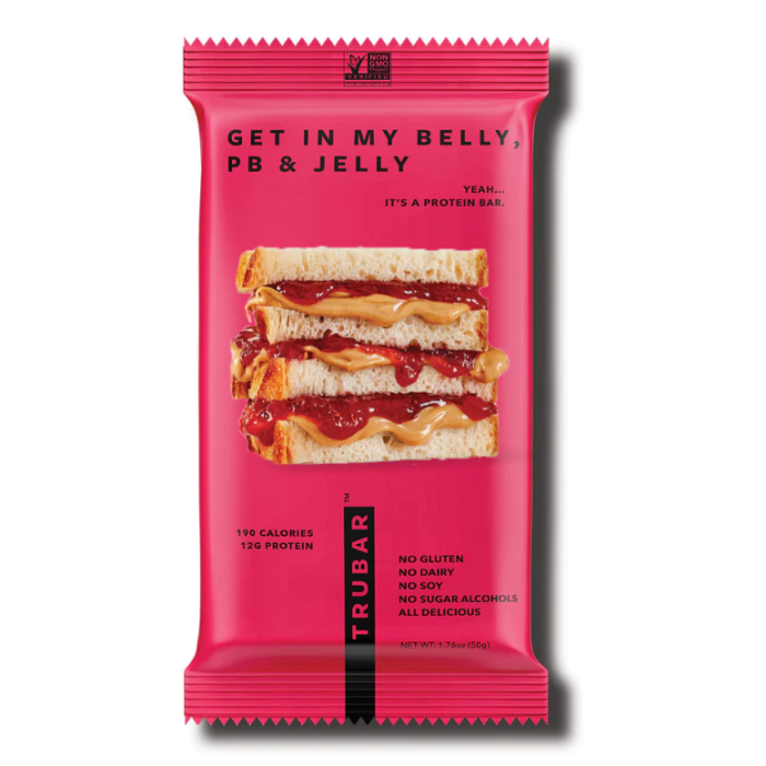 TRUBAR: Get In My Belly PB and Jelly Protein Bar, 1.76 oz