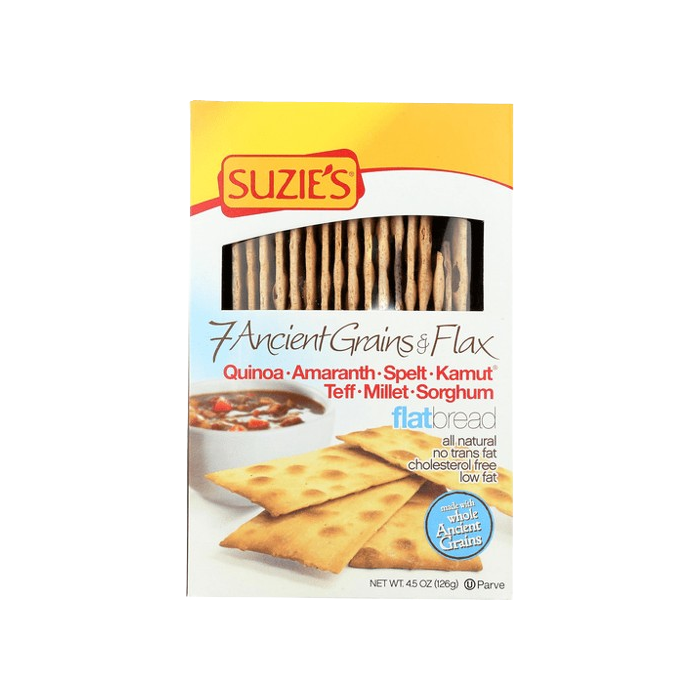 SUZIES: 7 Ancient Grain Flatbreads, 4.5 oz