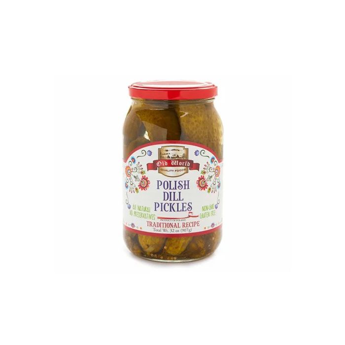 OLD WORLD QUALITY FOODS: Polish Dill Pickles, 32 oz