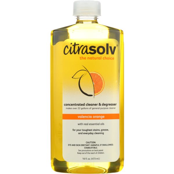 CITRASOLV: Concentrate Cleaner & Degreaser Valencia Orange, 16 oz