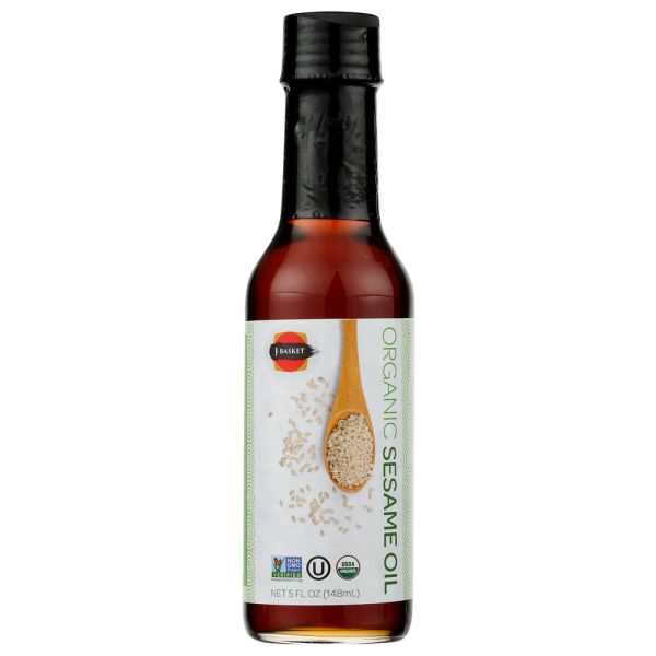 J BASKET: Organic Sesame Oil, 5 fo