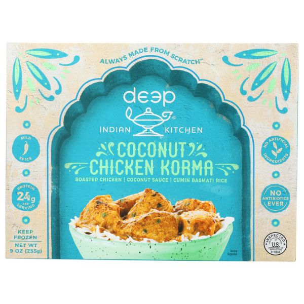 DEEP INDIAN KITCHEN: Coconut Chicken Korma, 9 oz