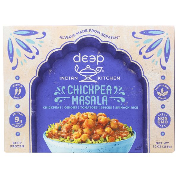 DEEP INDIAN KITCHEN: Entree Chkpea Masal Rice, 10 oz