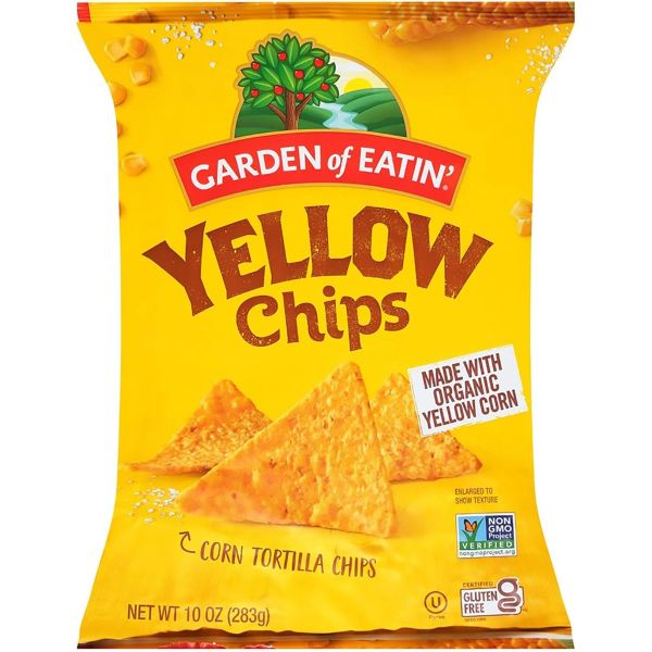 GARDEN OF EATIN: Chip Tortilla Yellow, 10 oz