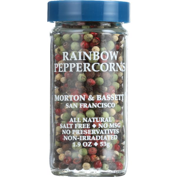 MORTON & BASSETT: Peppercorns Rainbow Whole, 1.9 oz