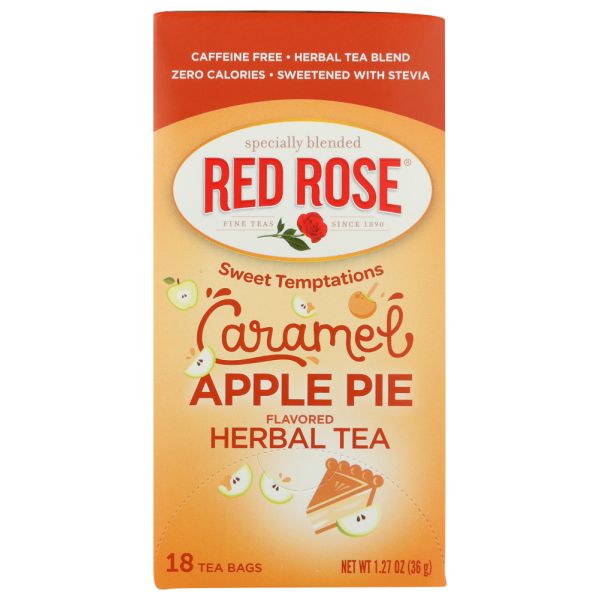 RED ROSE: Caramel Apple Pie Herbal Tea, 18 bg