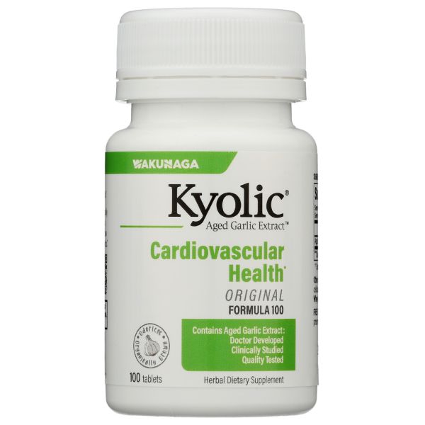 KYOLIC: Aged Garlic Extract Cardiovascular Formula 100, 100 Tablets