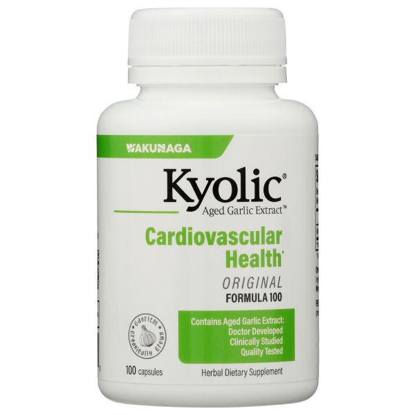 KYOLIC: Aged Garlic Extract Cardiovascular Original Formula 100, 100 Capsules