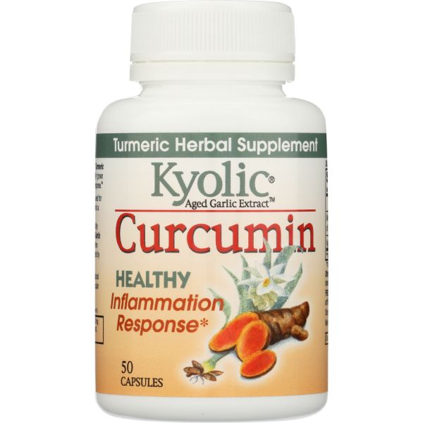 KYOLIC: Aged Garlic Extract Curcumin, 50 capsules