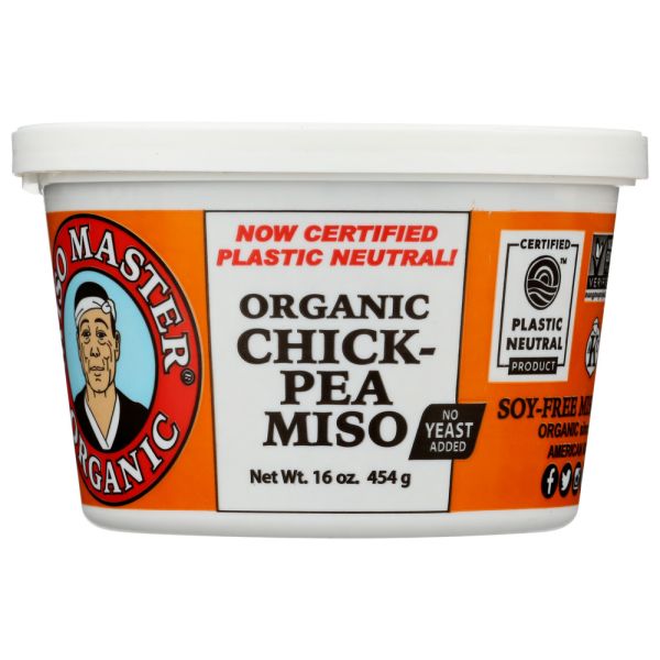 MISO MASTER: Organic Chickpea Miso, 16 oz