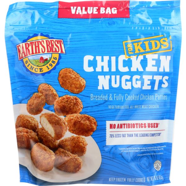 EARTHS BEST: Kidz All Natural Baked Chicken Nuggets, 16 oz