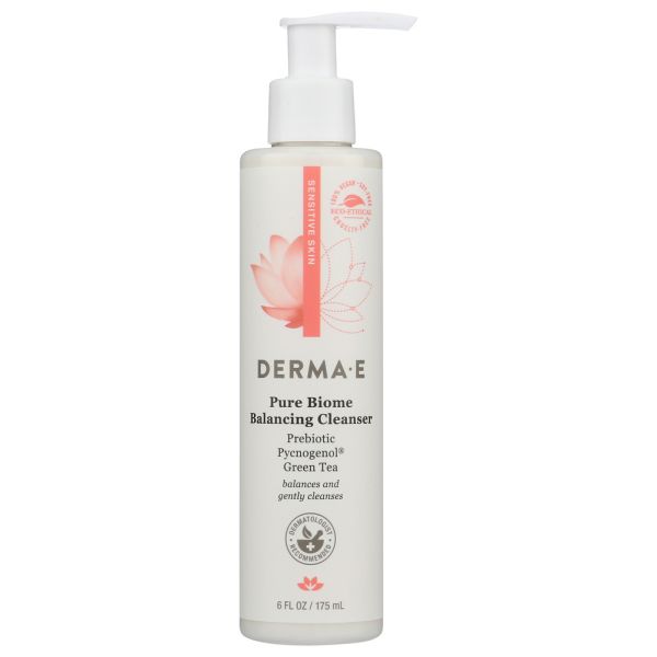 DERMA E: Pure Biome Balancing Cleanser, 6 fo