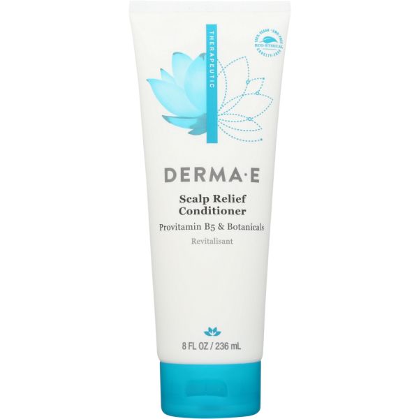 DERMA E: Scalp Relief Conditioner with Therapeutic Psorzema Herbal Blend, 8 oz