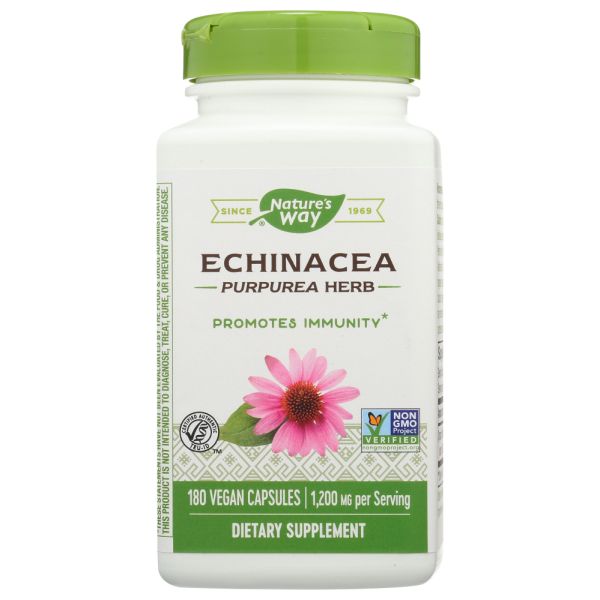 NATURES WAY: Echinacea Purpurea Herb, 180 cp