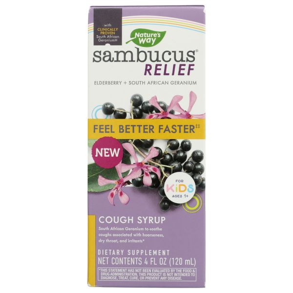 NATURE'S WAY: Kids Sambucus Relief Syrp, 4 fo