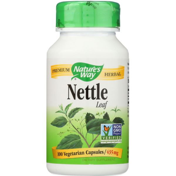 NATURES WAY: Nettle Leaf 435 mg, 100 Veg Capsules