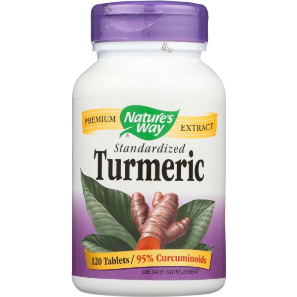 NATURE'S WAY: Turmeric Standardized, 120 tb