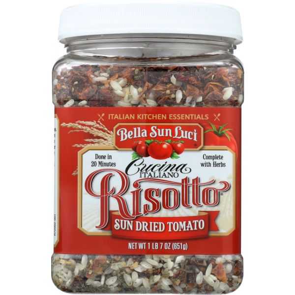 BELLA SUN LUCI: Risotto Sun Dried Tomato, 23 oz