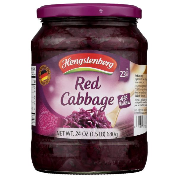 HENGSTENBERG: Red Cabbage, 24 oz