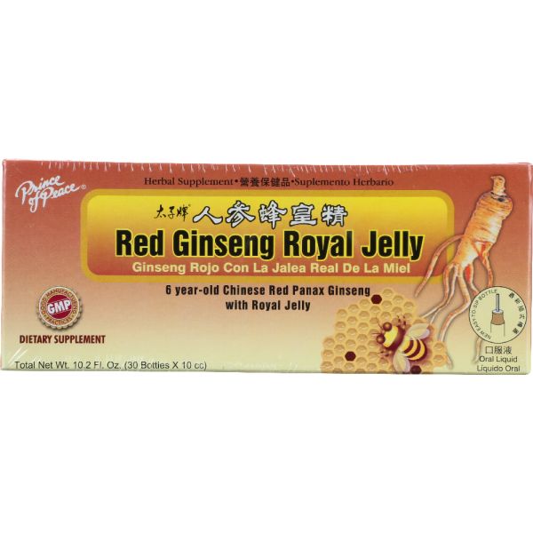 PRINCE OF PEACE: Red Ginseng Royal Jelly, 30 Bottles