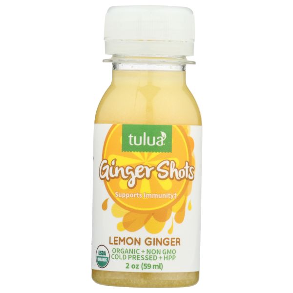 TULUA: Ginger Shots Lemon Ginger, 2 oz