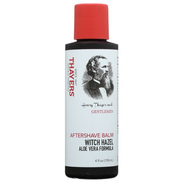 THAYERS: Witch Gentlemen Aftershave Balm Witch Hazel And Aloe Vera Formula, 4 oz