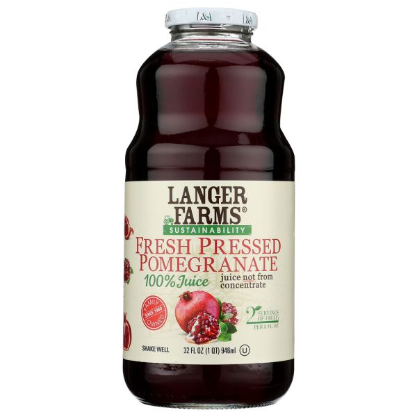 L & A JUICE: All Pomegranate, 32 oz