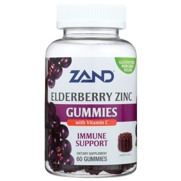 ZAND: Elderberry Zinc Gummies, 60 pc