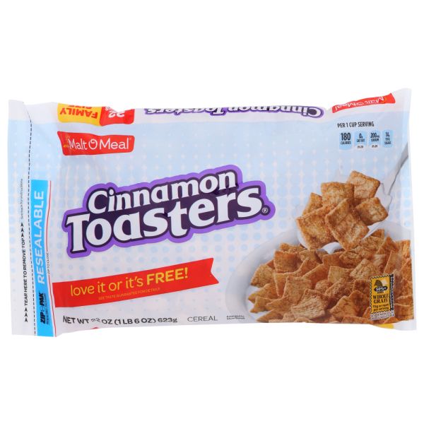 MOM FAMILY SIZE BAG: Cereal Rte Cinnamon Tstrs, 22 oz