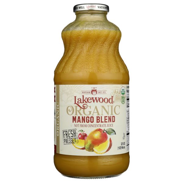 LAKEWOOD ORGANIC: Mango 100% Juice Blend, 32 oz