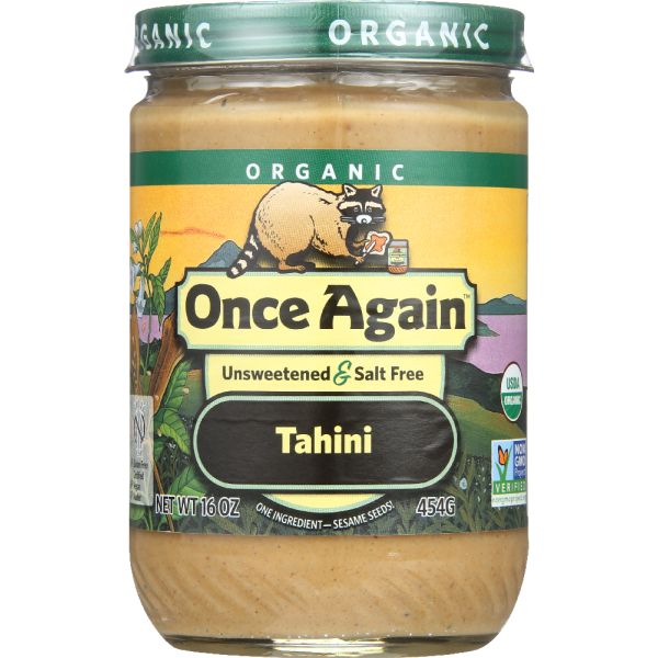 ONCE AGAIN: Organic Sesame Tahini, 16 oz