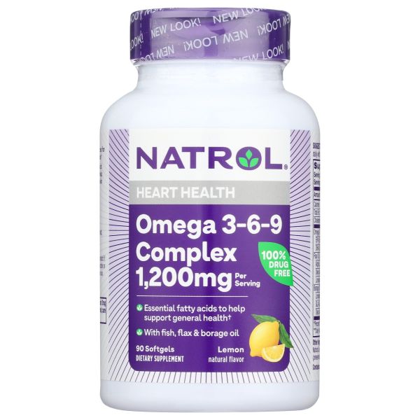 NATROL: Omega 3-6-9 Complex, 90 sg