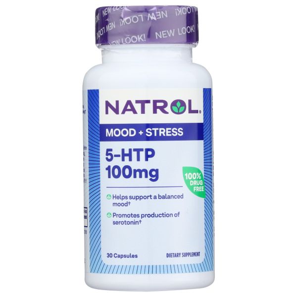 NATROL: 5-HTP 100 mg, 30 Capsules