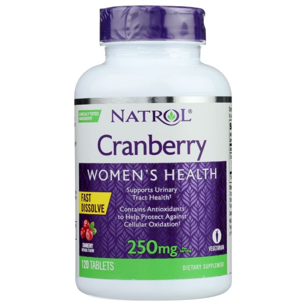 NATROL: Cranberry Fast Dissolve 250 mg, 120 Tablets