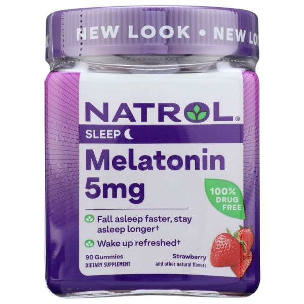 NATROL: Melatonin Gummies 5Mg, 90 pc