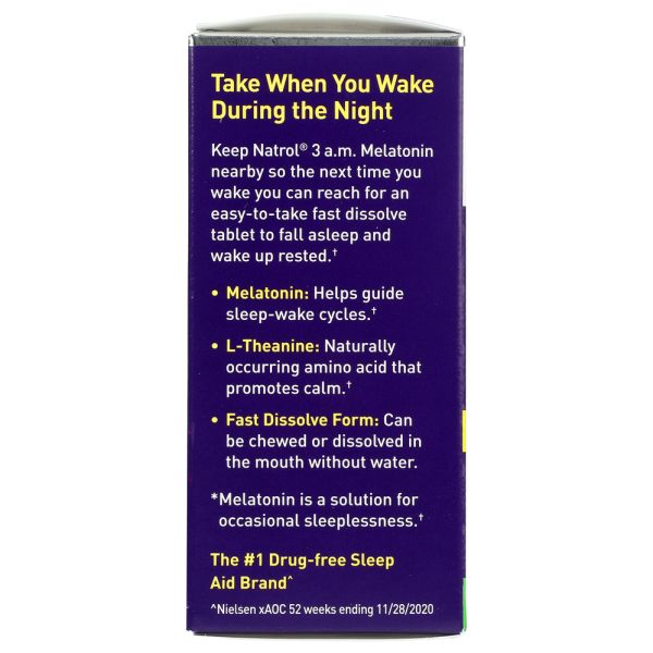 NATROL: Melatonin Sleep 3am, 60 tb