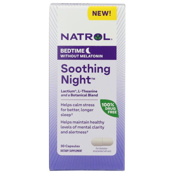 NATROL: Soothing Night Blueberry Gummies, 30 cp