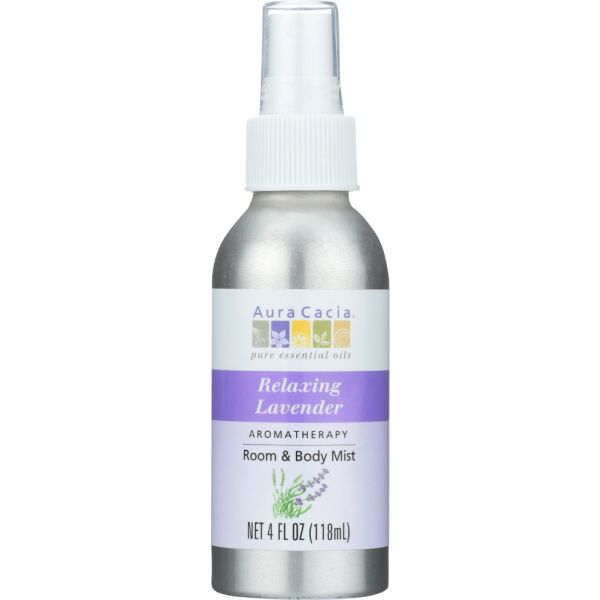 AURA CACIA: Room & Body Mist Relaxing Lavender, 4 oz