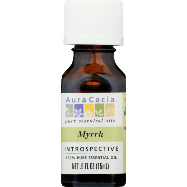 AURA CACIA: 100% Pure Essential Oil Myrrh, 0.5 Oz