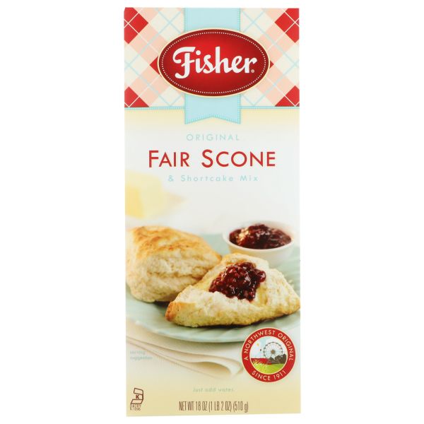 FISHER: Original Fair Scone and Shortcake Mix, 18 oz