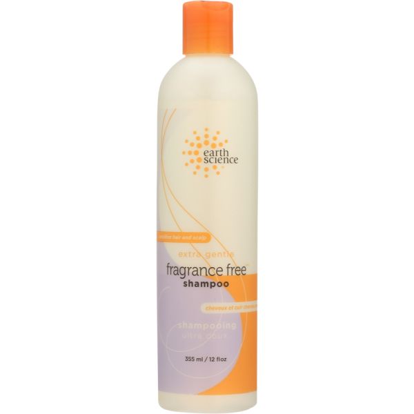 EARTH SCIENCE: Extra Gentle Fragrance Free Shampoo, 12 oz