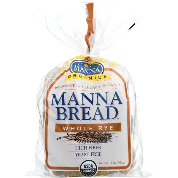 NATURES PATH: Manna Bread Whole Rye, 14 oz