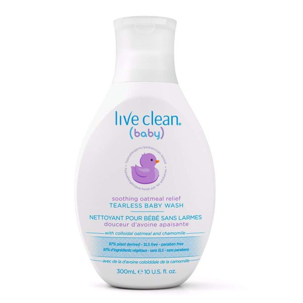 LIVE CLEAN: Wash Baby Soothing Relief, 10 oz