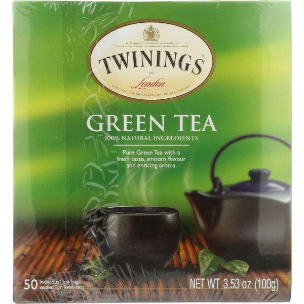 TWINING TEA: Green Tea, 50 bg